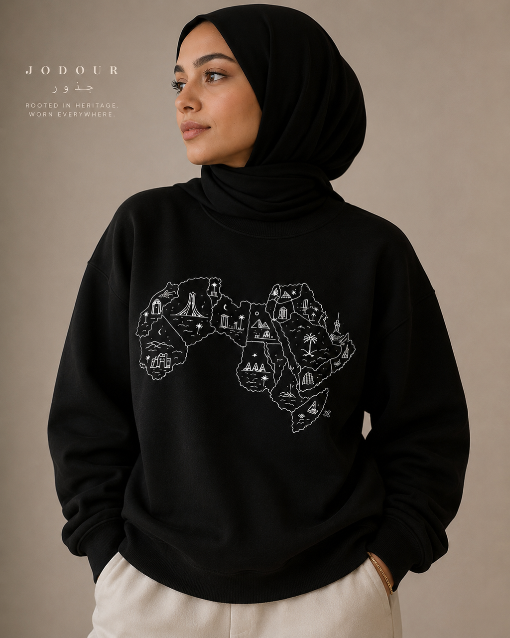 Jodour sweatshirt جذور